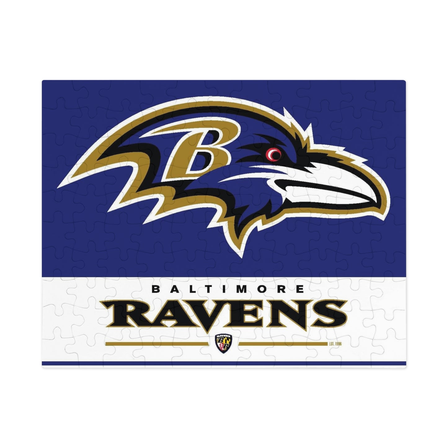 Baltimore Ravens Team Spirit Jigsaw Puzzle (252, 500, 1000-Piece) - Puzzlers Paradise