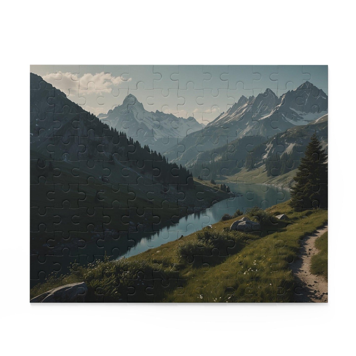 Alpine Serenity Puzzle (120, 252, 500-Piece) - Puzzlers Paradise