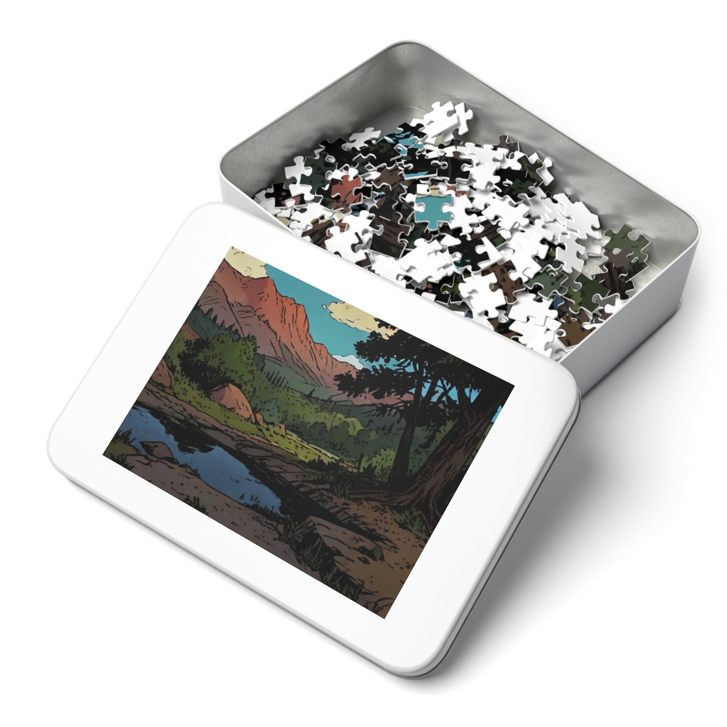 Vintage Vibes Diner Jigsaw Puzzle (252, 500, 1000-Piece)