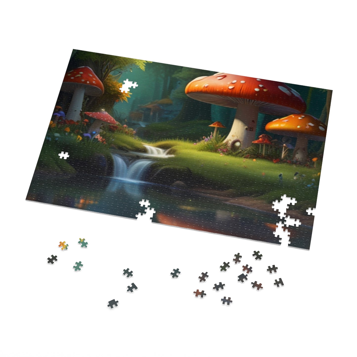 Mystic Mushroom Grove Jigsaw Puzzle (252, 500, 1000-Piece)