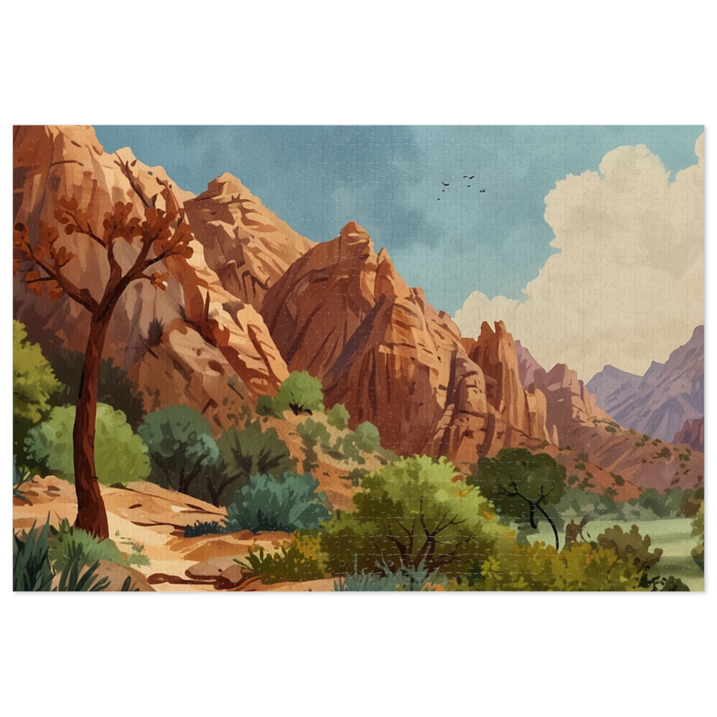 Zion Majesty Jigsaw Puzzle (252, 500, 1000-Piece) - Puzzlers Paradise