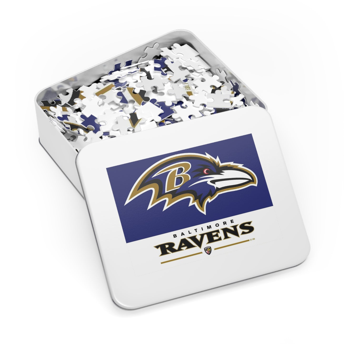 Baltimore Ravens Team Spirit Jigsaw Puzzle (252, 500, 1000-Piece) - Puzzlers Paradise