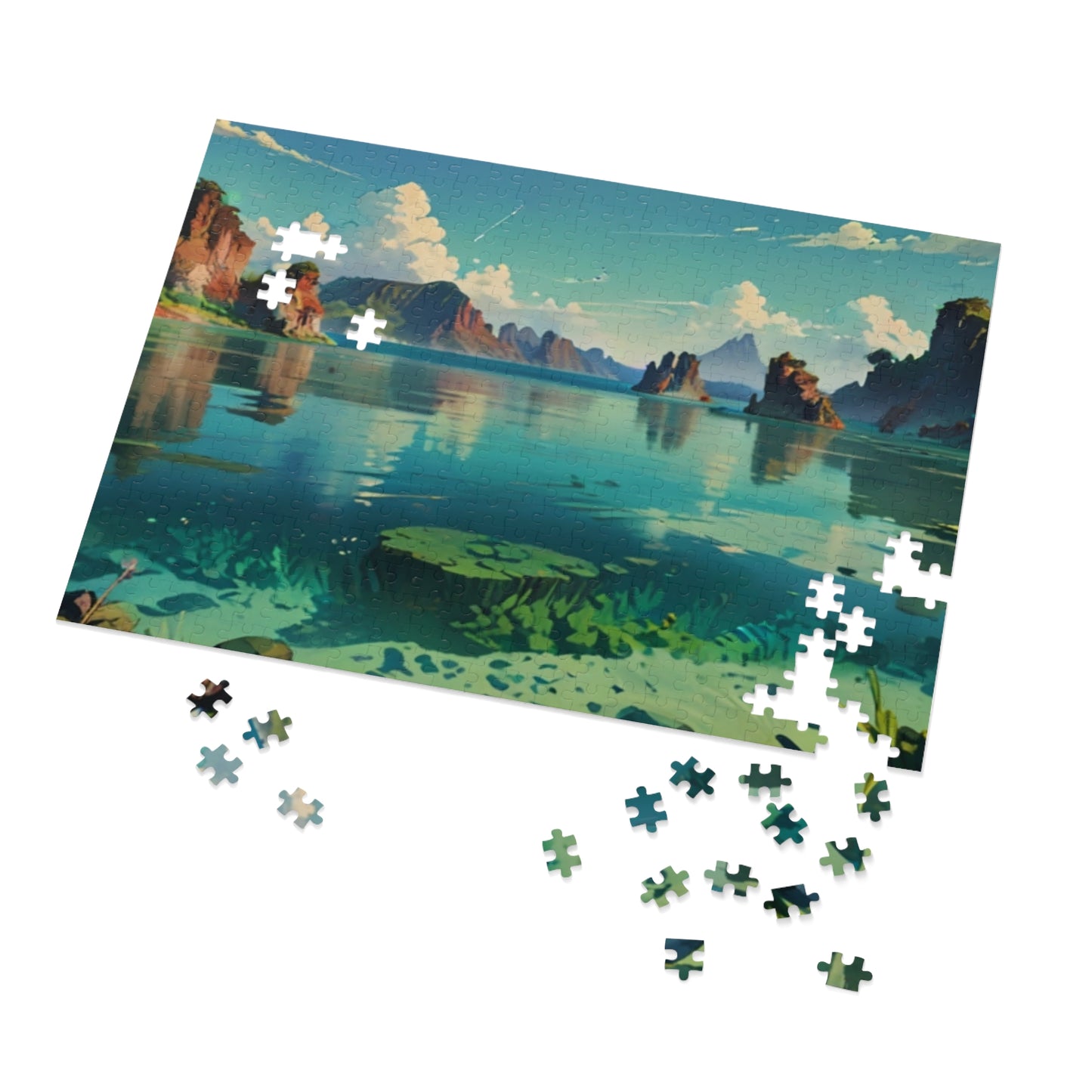 Jade Lagoon Jigsaw Puzzle (30, 110, 252, 500, 1000-Piece)