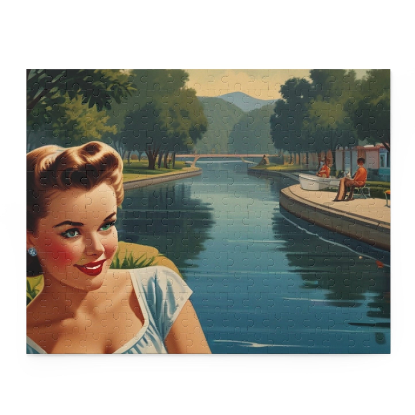 Riverview Elegance Jigsaw Puzzle (120, 252, 500-Piece)
