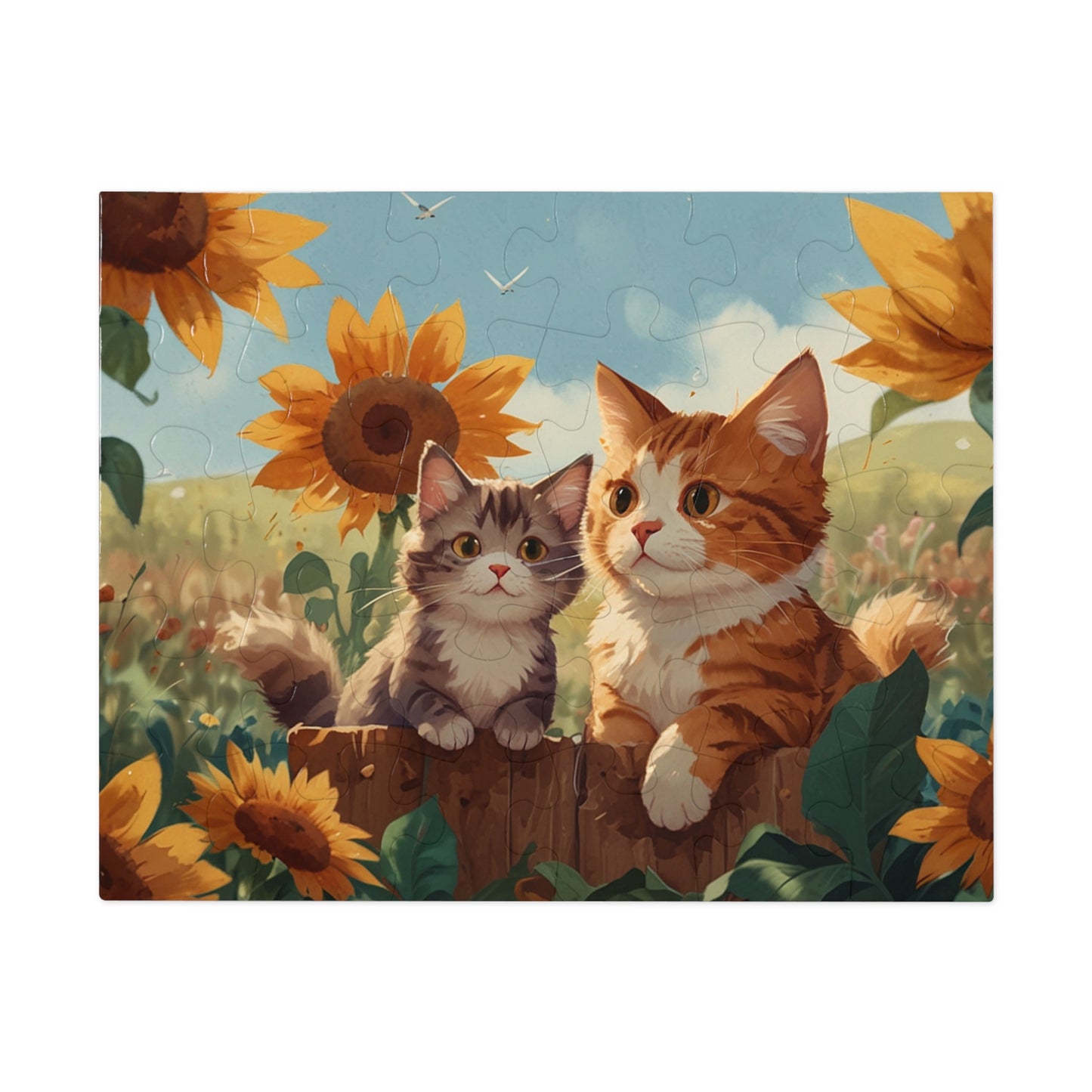 Summer Whimsy Kittens Jigsaw Puzzle (252, 500, 1000-Piece)