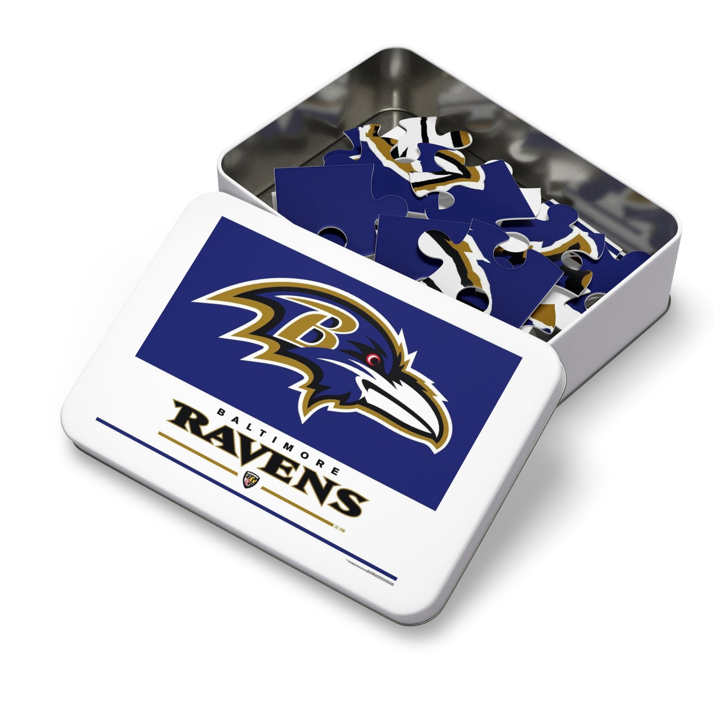 Baltimore Ravens Team Spirit Jigsaw Puzzle (252, 500, 1000-Piece) - Puzzlers Paradise
