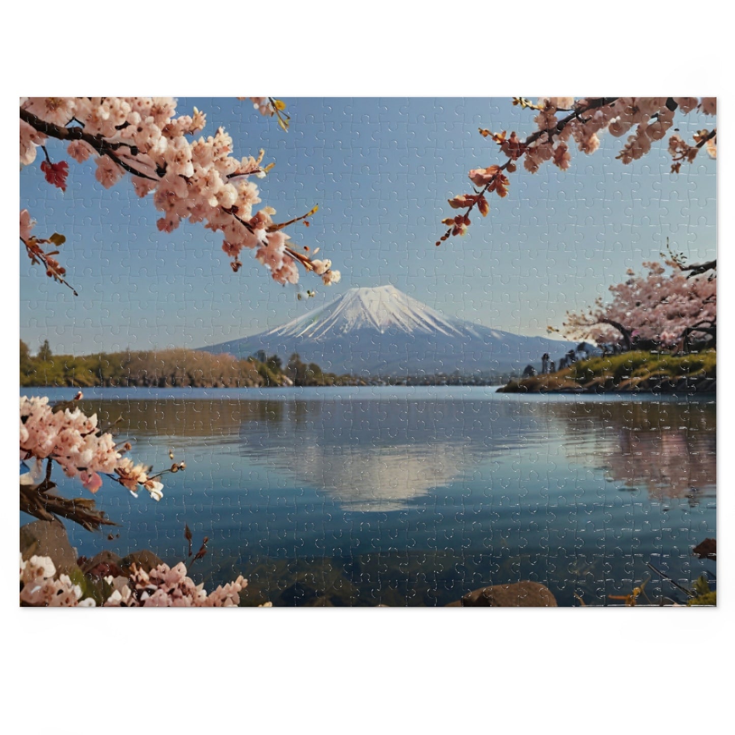 Mount Fuji Serenity Jigsaw Puzzle (252, 500, 1000-Piece) - Puzzlers Paradise