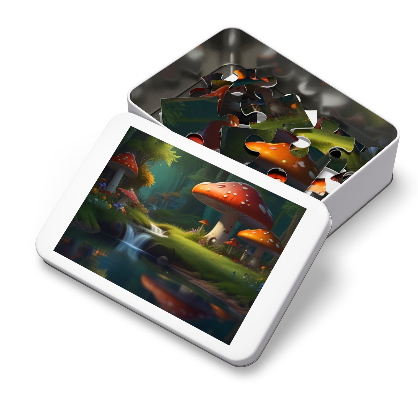 Mystic Mushroom Grove Jigsaw Puzzle (252, 500, 1000-Piece)