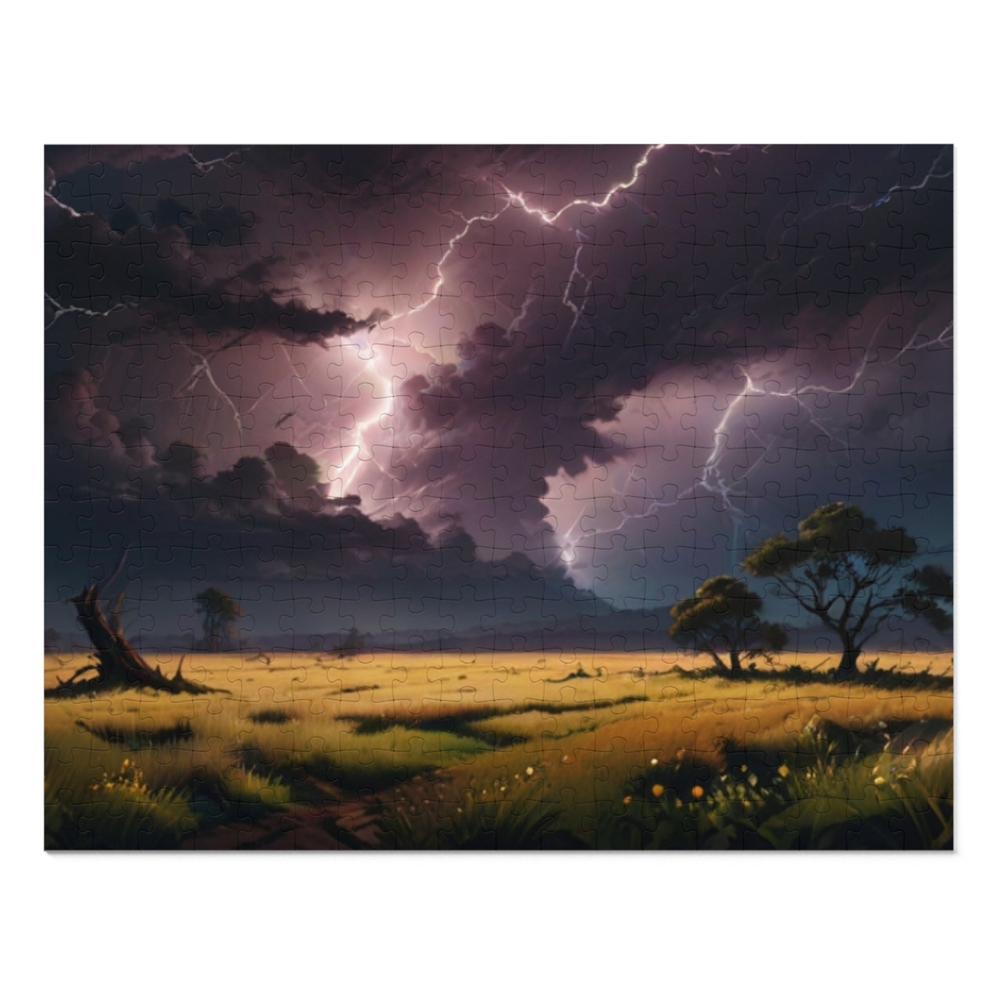 Lightning Plains Jigsaw Puzzle (30, 110, 252, 500, 1000-Piece)