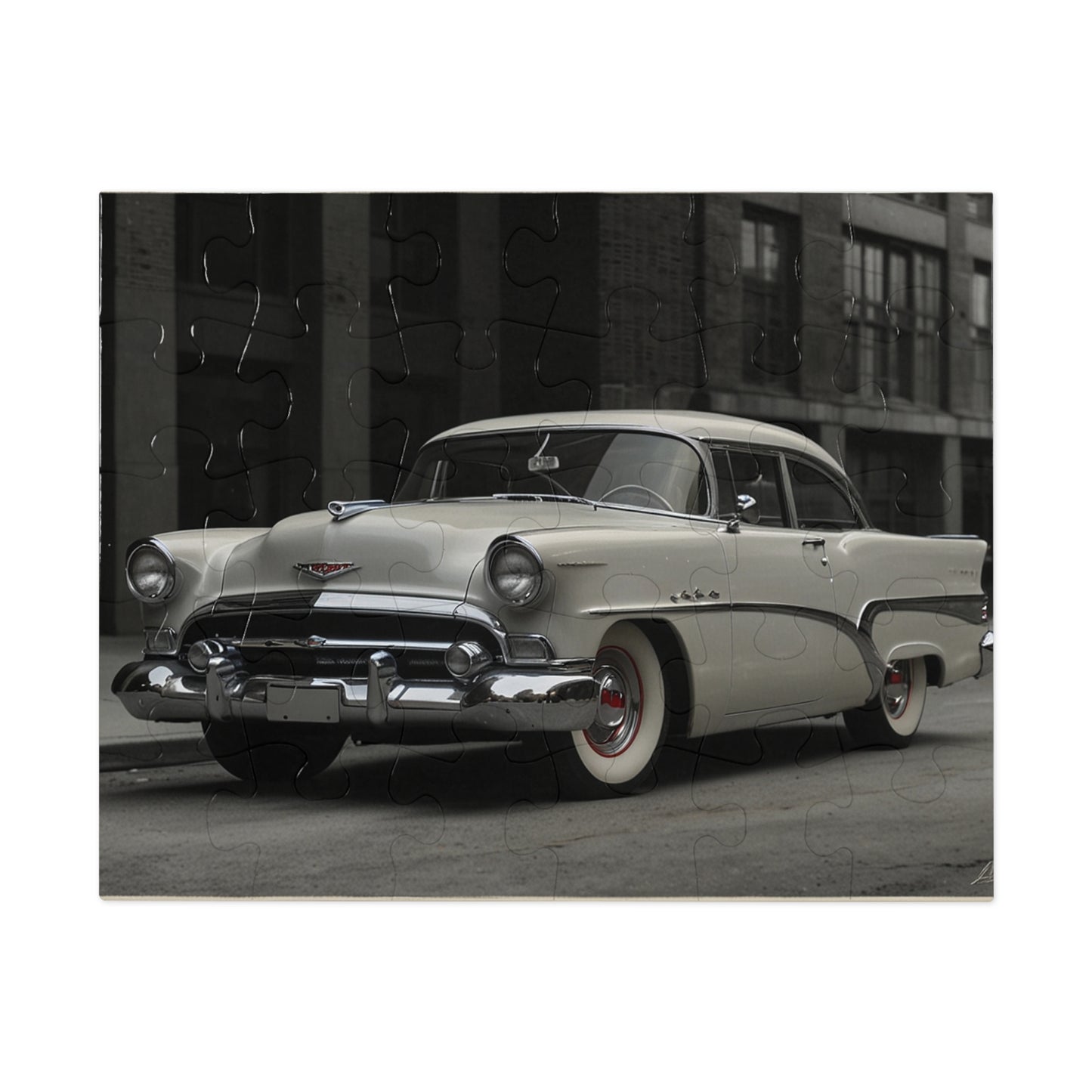 Urban Classic Car Jigsaw Puzzle (252, 500, 1000-Piece)