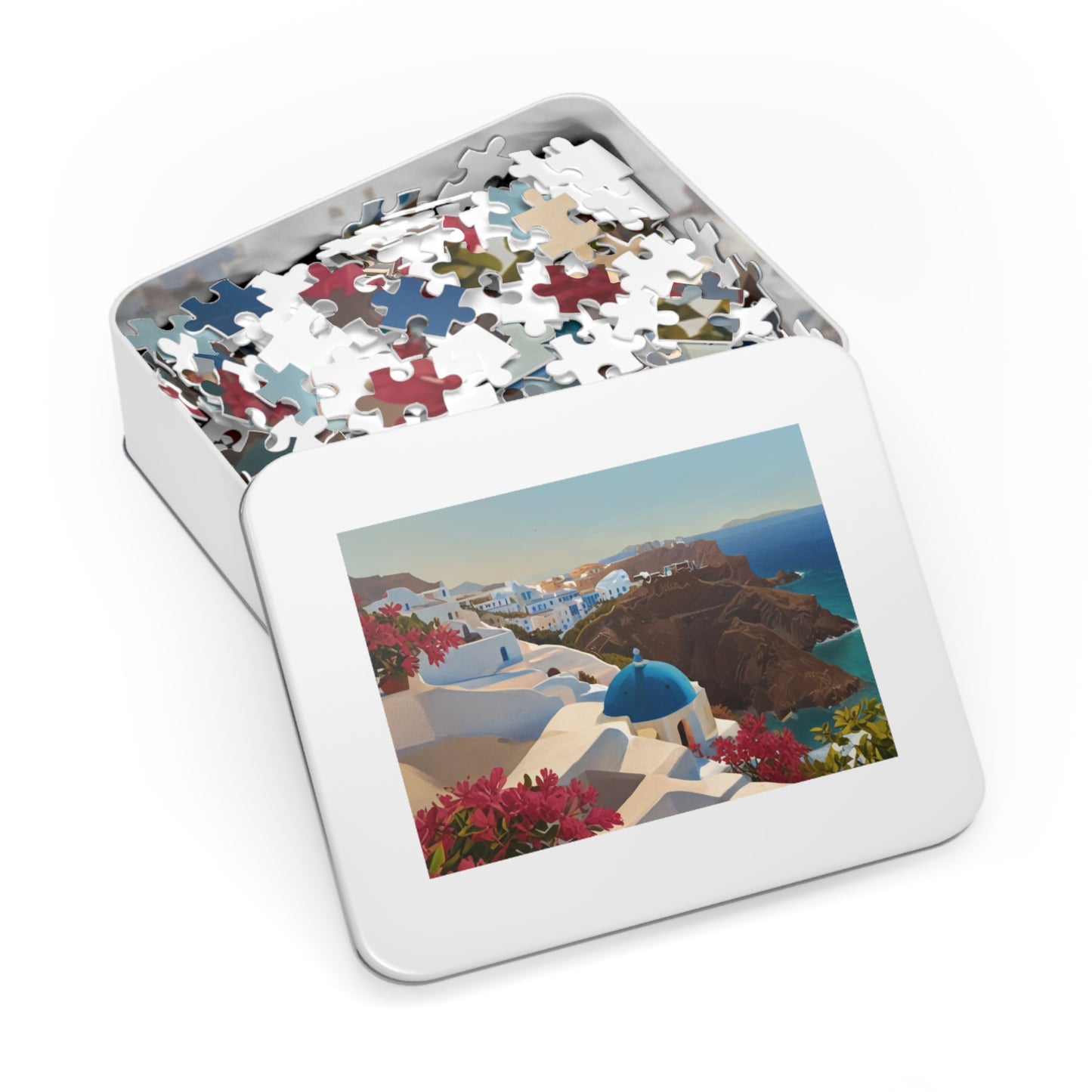 Santorini Serenity Jigsaw Puzzle (252, 500, 1000-Piece)