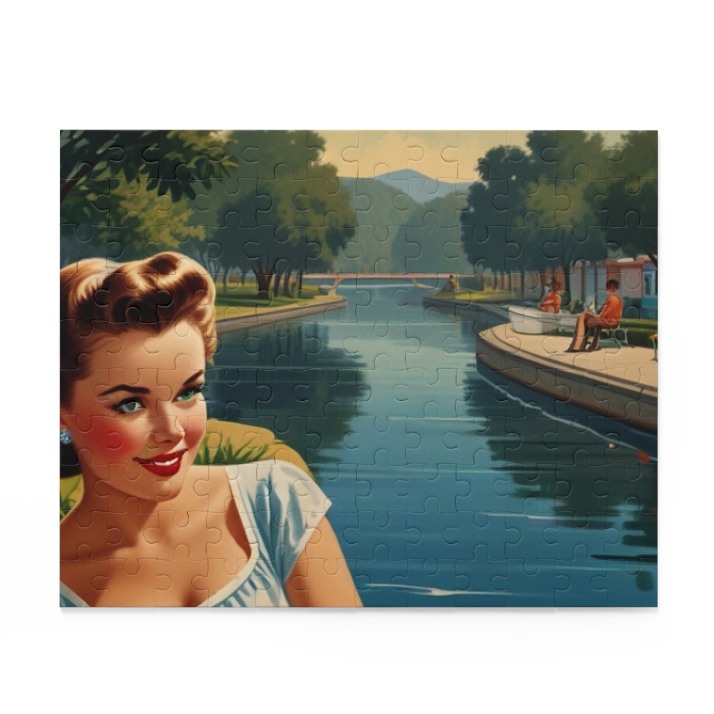 Riverview Elegance Jigsaw Puzzle (120, 252, 500-Piece)