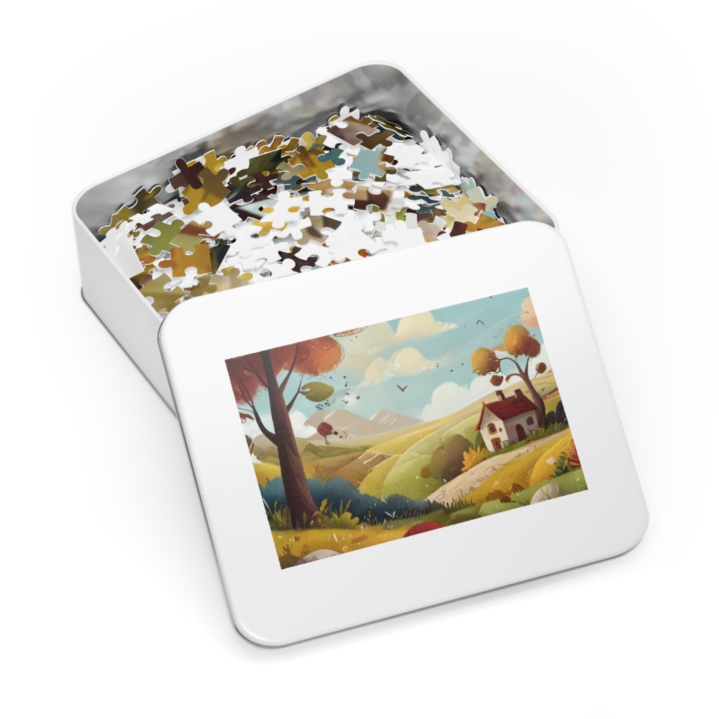 Countryside Charm and City Slicker Jigsaw Puzzle (252, 500, 1000-Piece)
