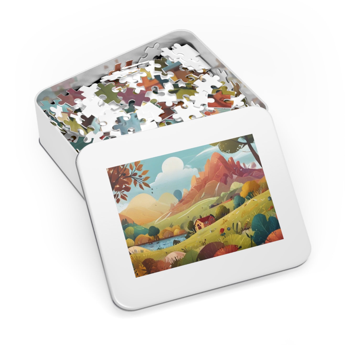 Countryside Charm and City Slicker Jigsaw Puzzle (252, 500, 1000-Piece)