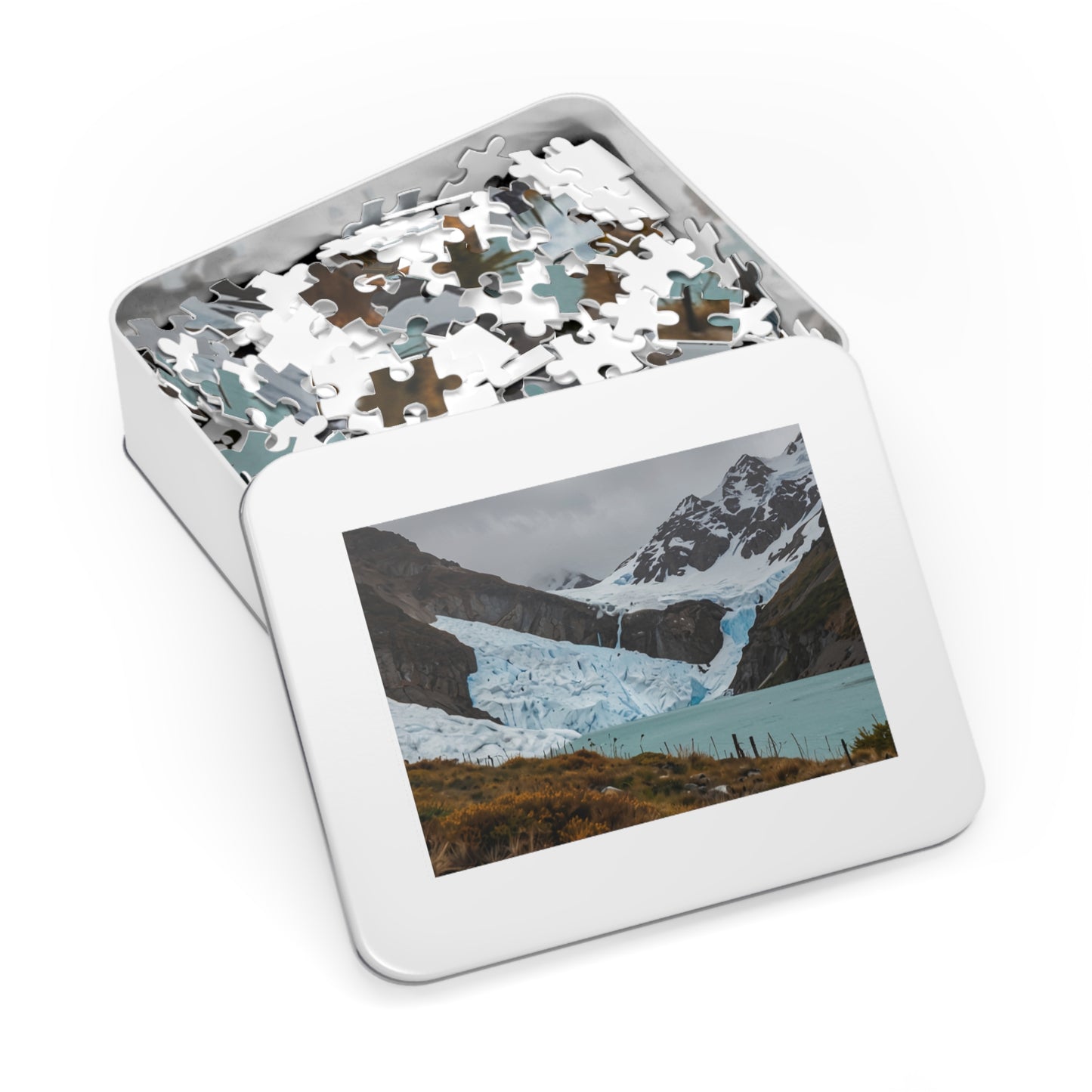 Glacier National Park Icefall Jigsaw Puzzle (252, 500, 1000-Piece) - Puzzlers Paradise