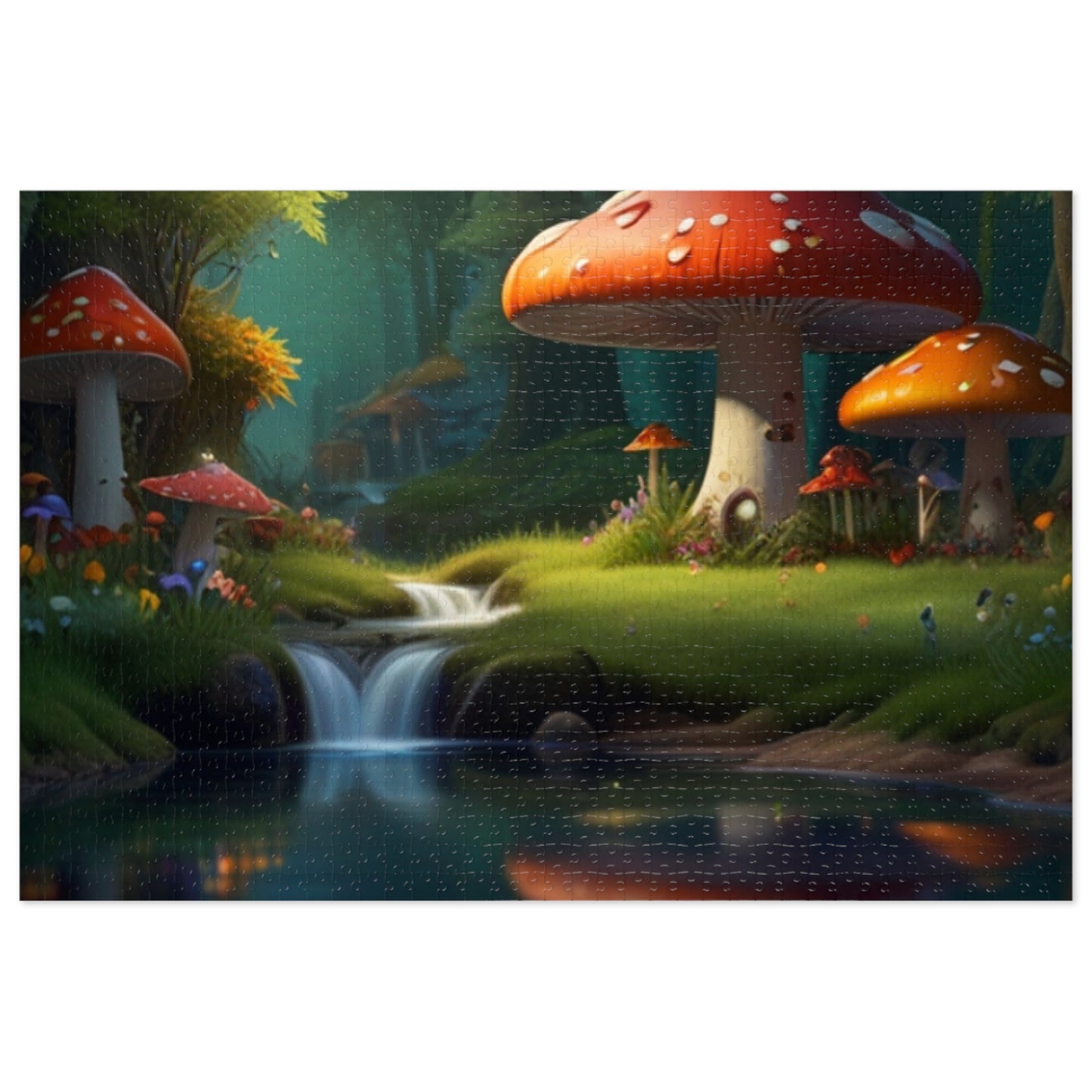 Mystic Mushroom Grove Jigsaw Puzzle (252, 500, 1000-Piece)