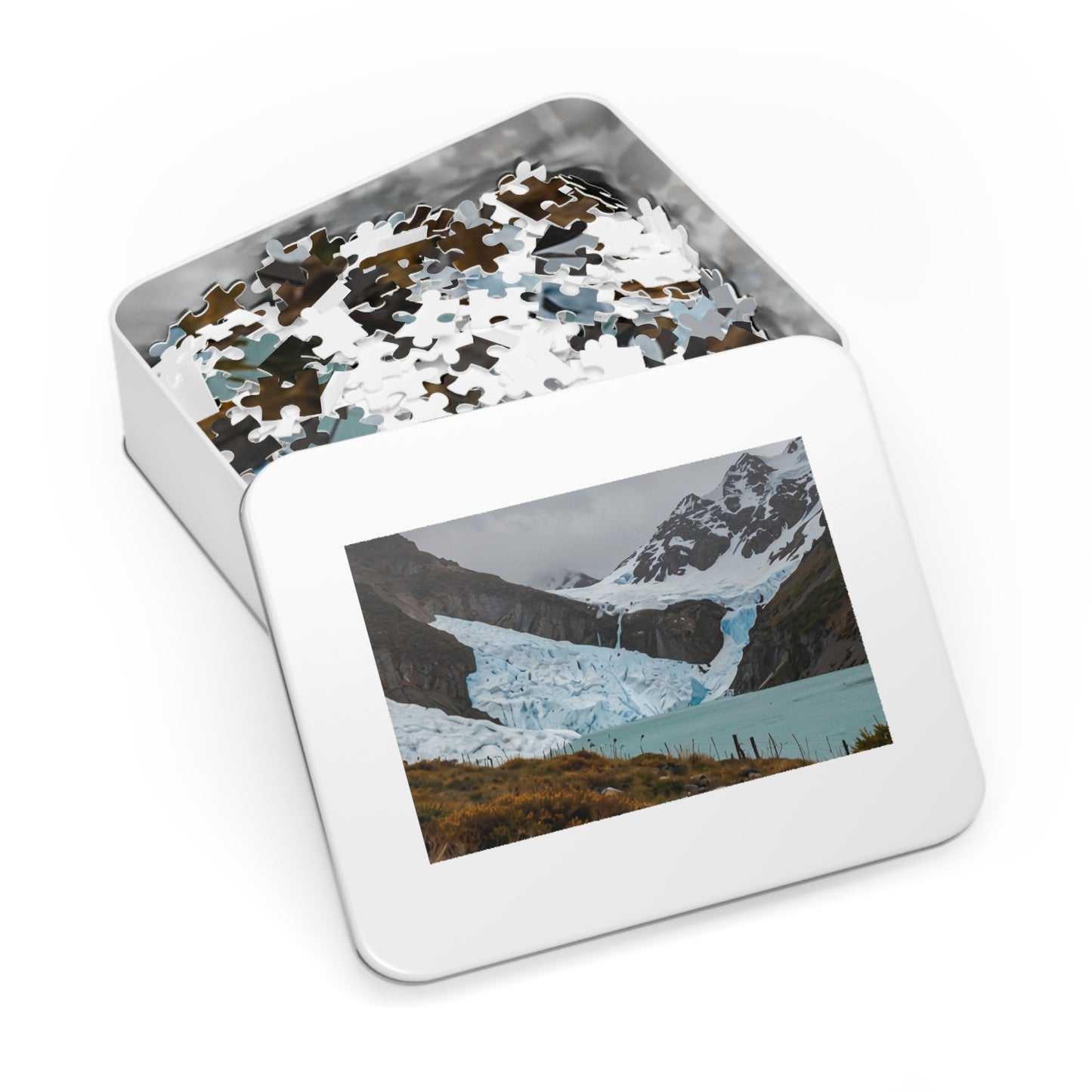 Glacier National Park Icefall Jigsaw Puzzle (252, 500, 1000-Piece) - Puzzlers Paradise