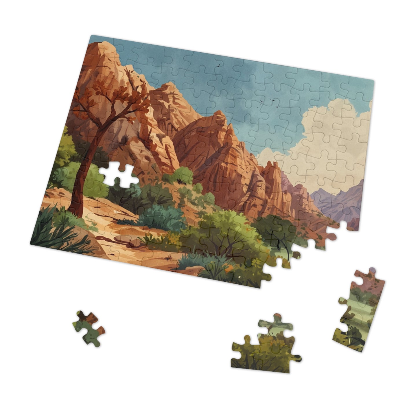 Zion Majesty Jigsaw Puzzle (252, 500, 1000-Piece) - Puzzlers Paradise