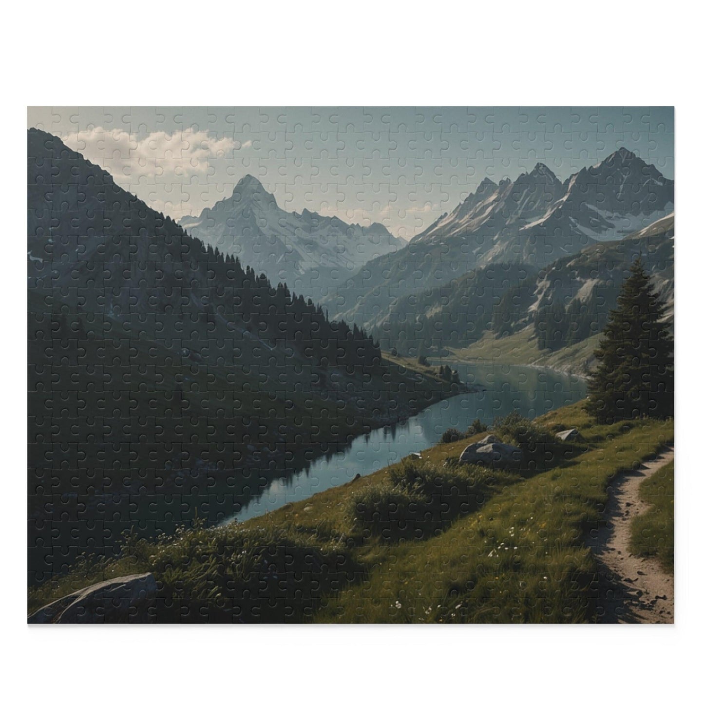 Alpine Serenity Puzzle (120, 252, 500-Piece) - Puzzlers Paradise