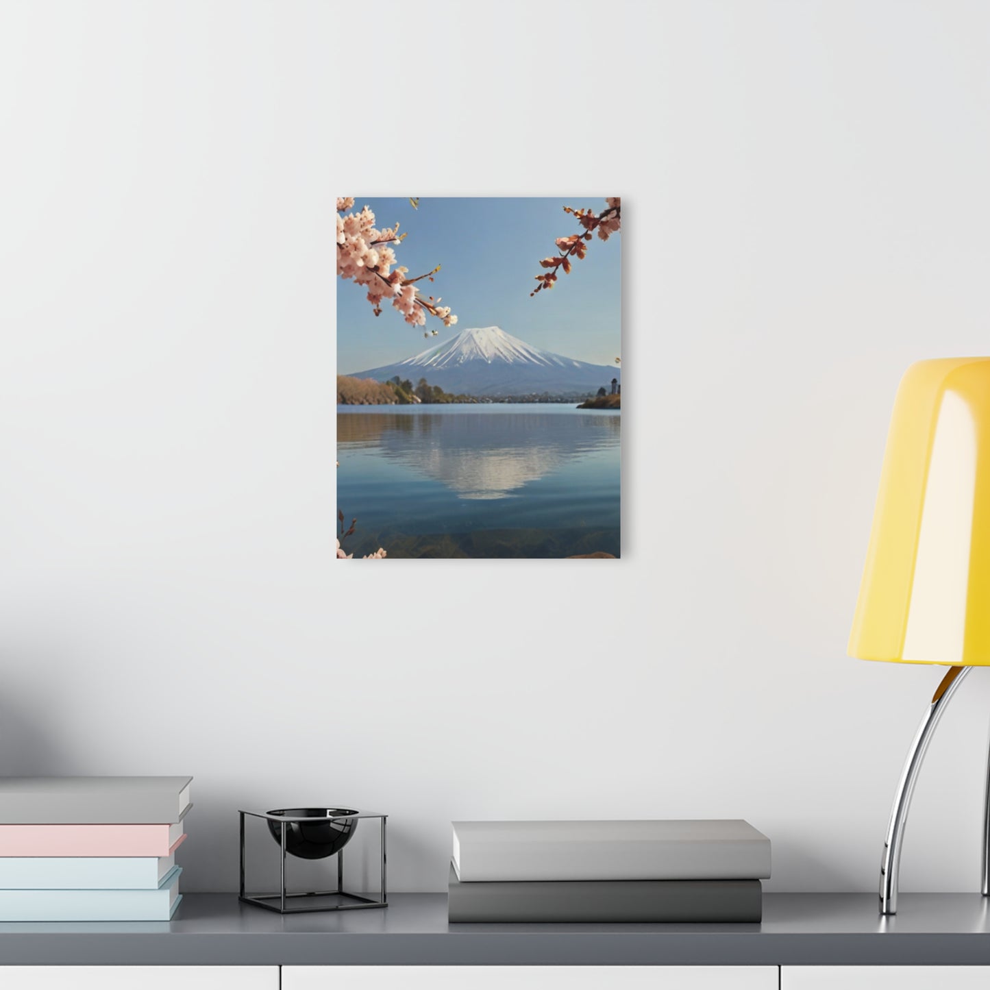 Mount Fuji with Cherry Blossoms - Acrylic Print