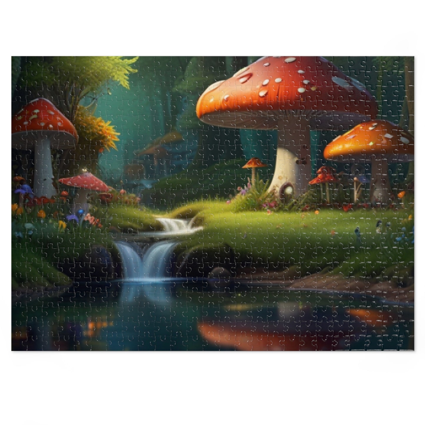 Mystic Mushroom Grove Jigsaw Puzzle (252, 500, 1000-Piece)