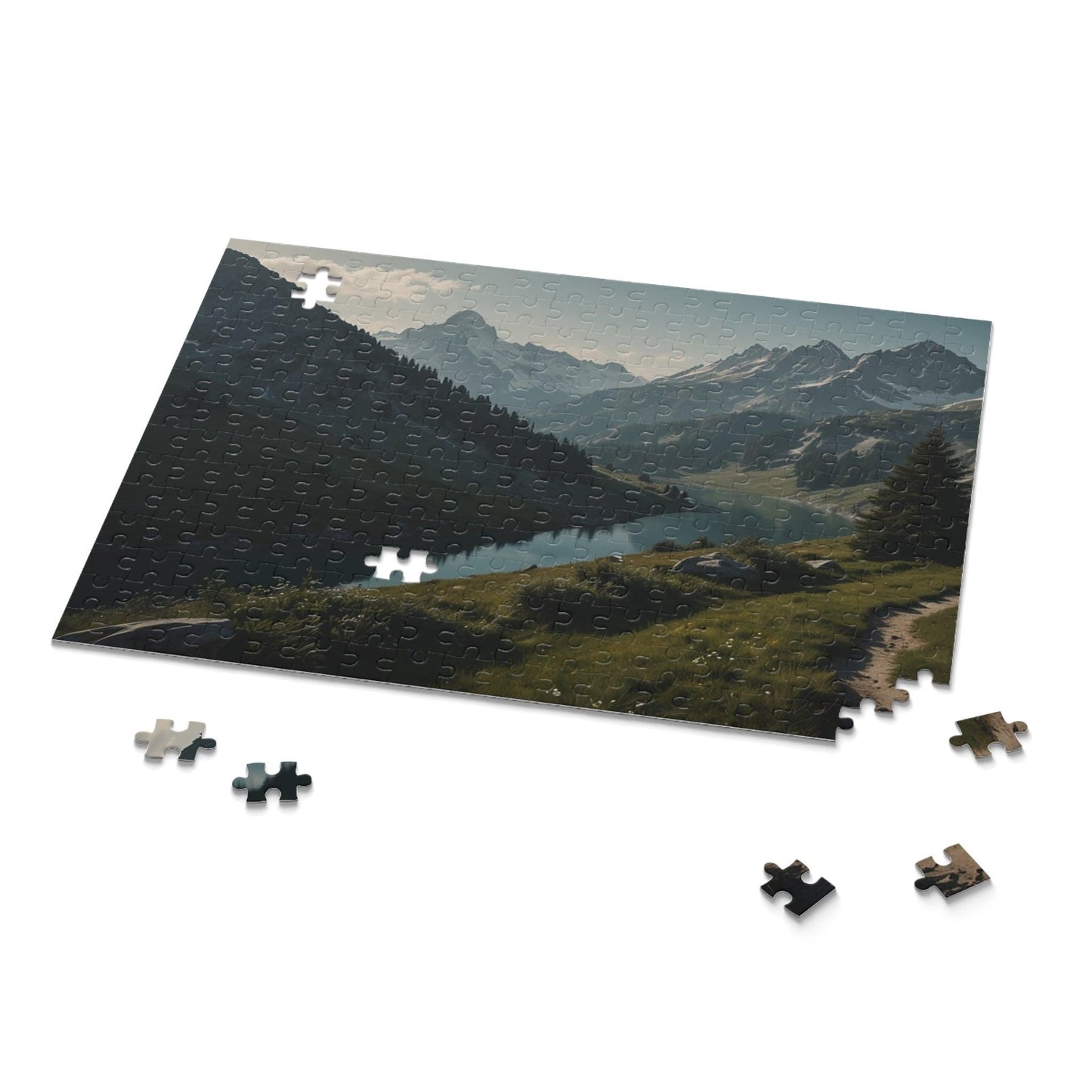 Alpine Serenity Puzzle (120, 252, 500-Piece) - Puzzlers Paradise