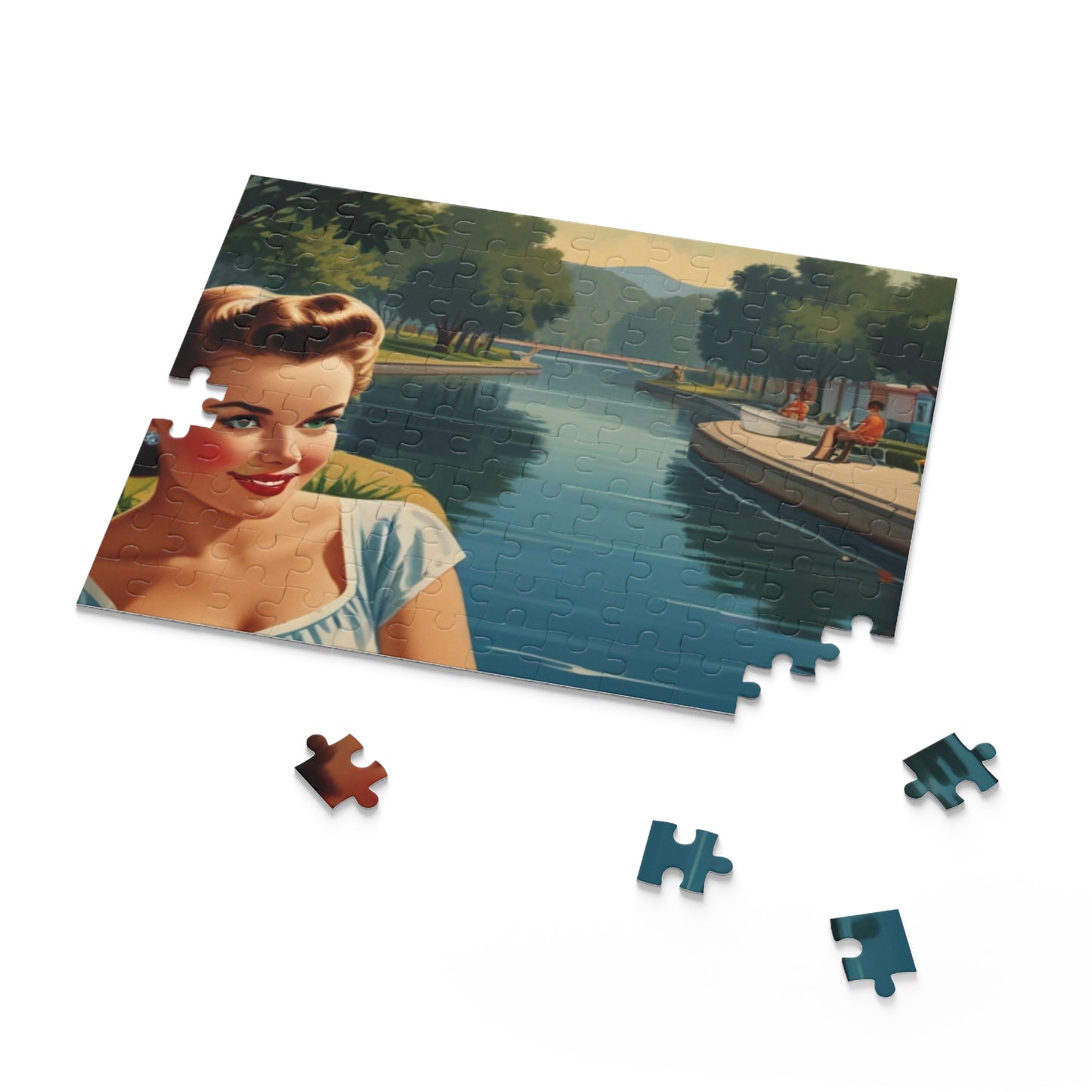 Riverview Elegance Jigsaw Puzzle (120, 252, 500-Piece)