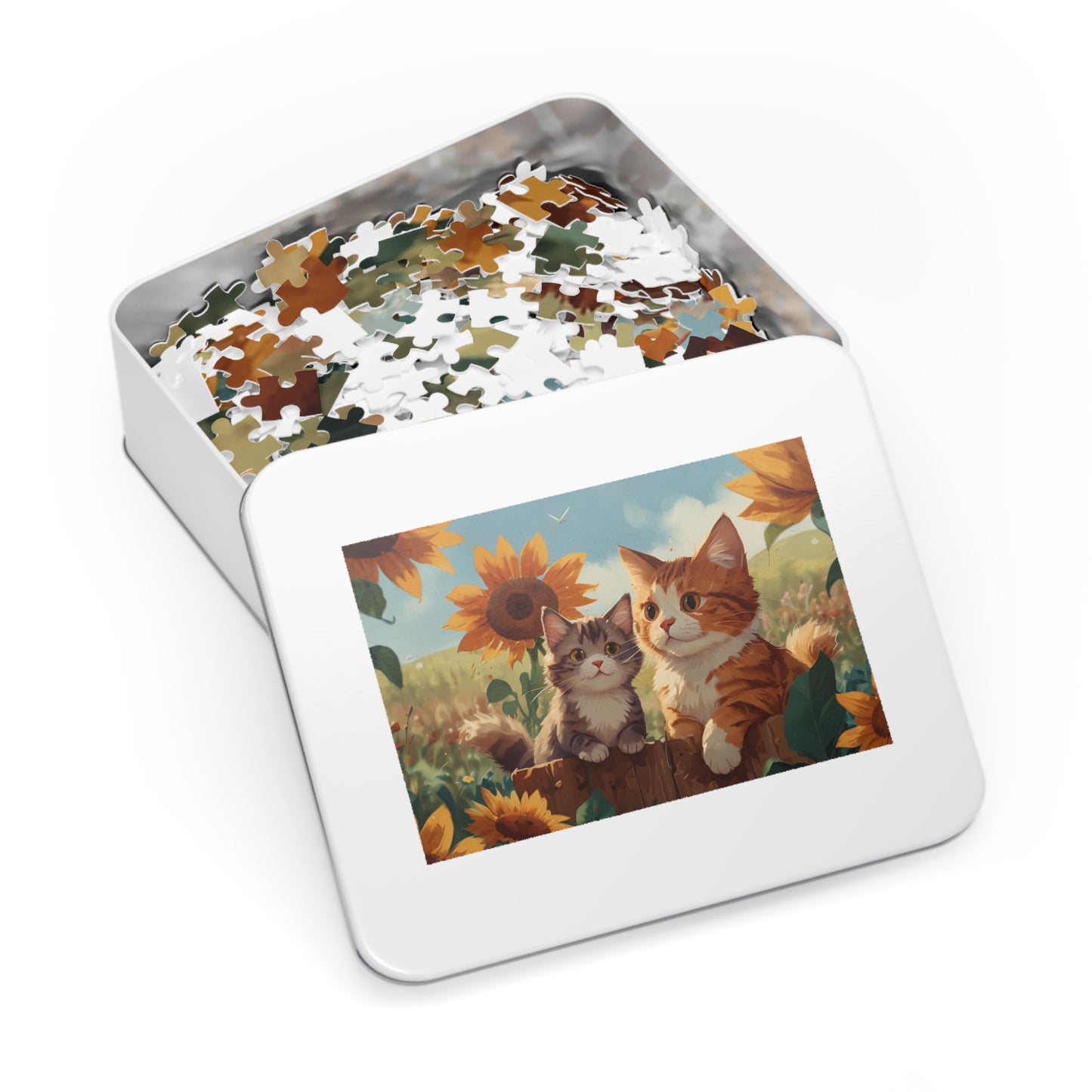 Summer Whimsy Kittens Jigsaw Puzzle (252, 500, 1000-Piece)