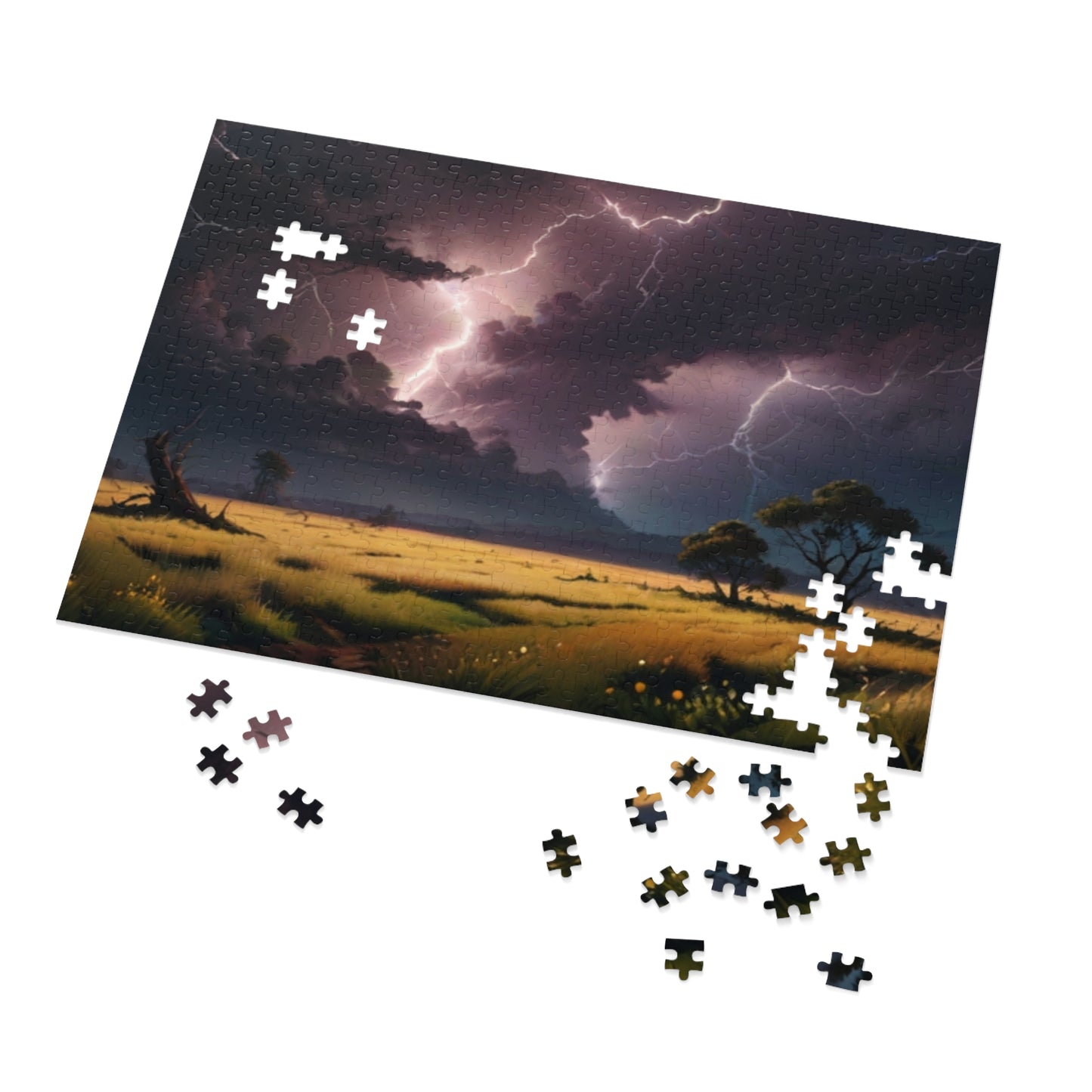 Lightning Plains Jigsaw Puzzle (30, 110, 252, 500, 1000-Piece)