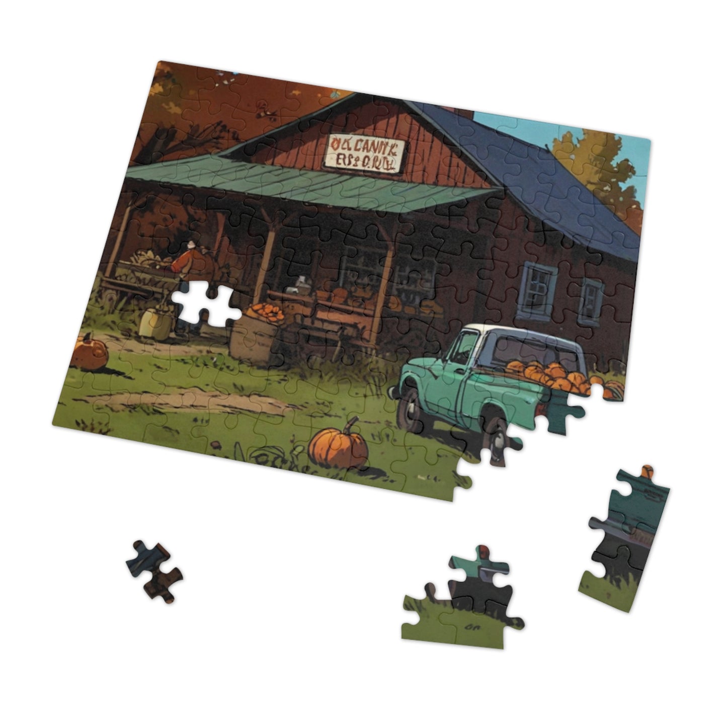 Countryside Cruise Jigsaw Puzzle (252, 500, 1000-Piece)