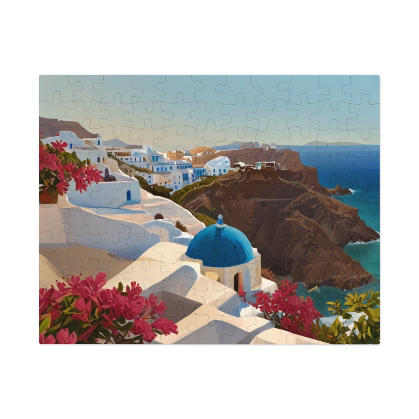 Santorini Serenity Jigsaw Puzzle (252, 500, 1000-Piece)