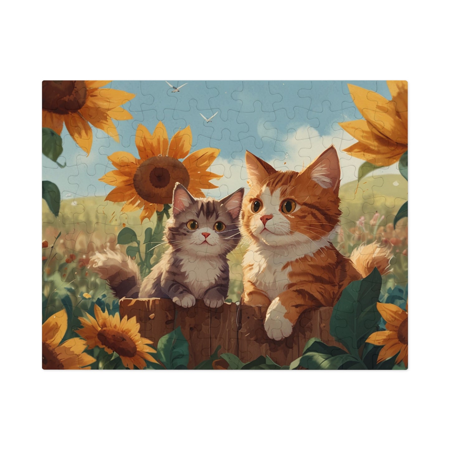 Summer Whimsy Kittens Jigsaw Puzzle (252, 500, 1000-Piece)