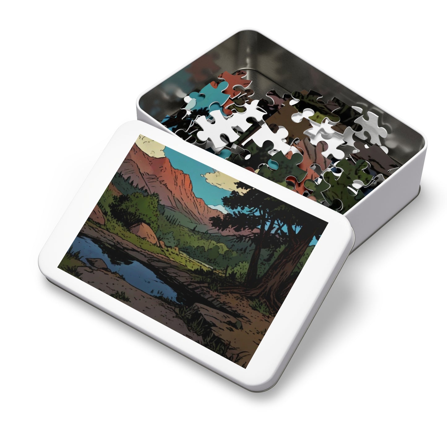 Vintage Vibes Diner Jigsaw Puzzle (252, 500, 1000-Piece)