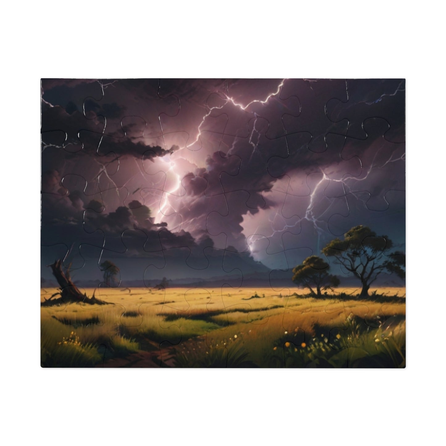 Lightning Plains Jigsaw Puzzle (30, 110, 252, 500, 1000-Piece)