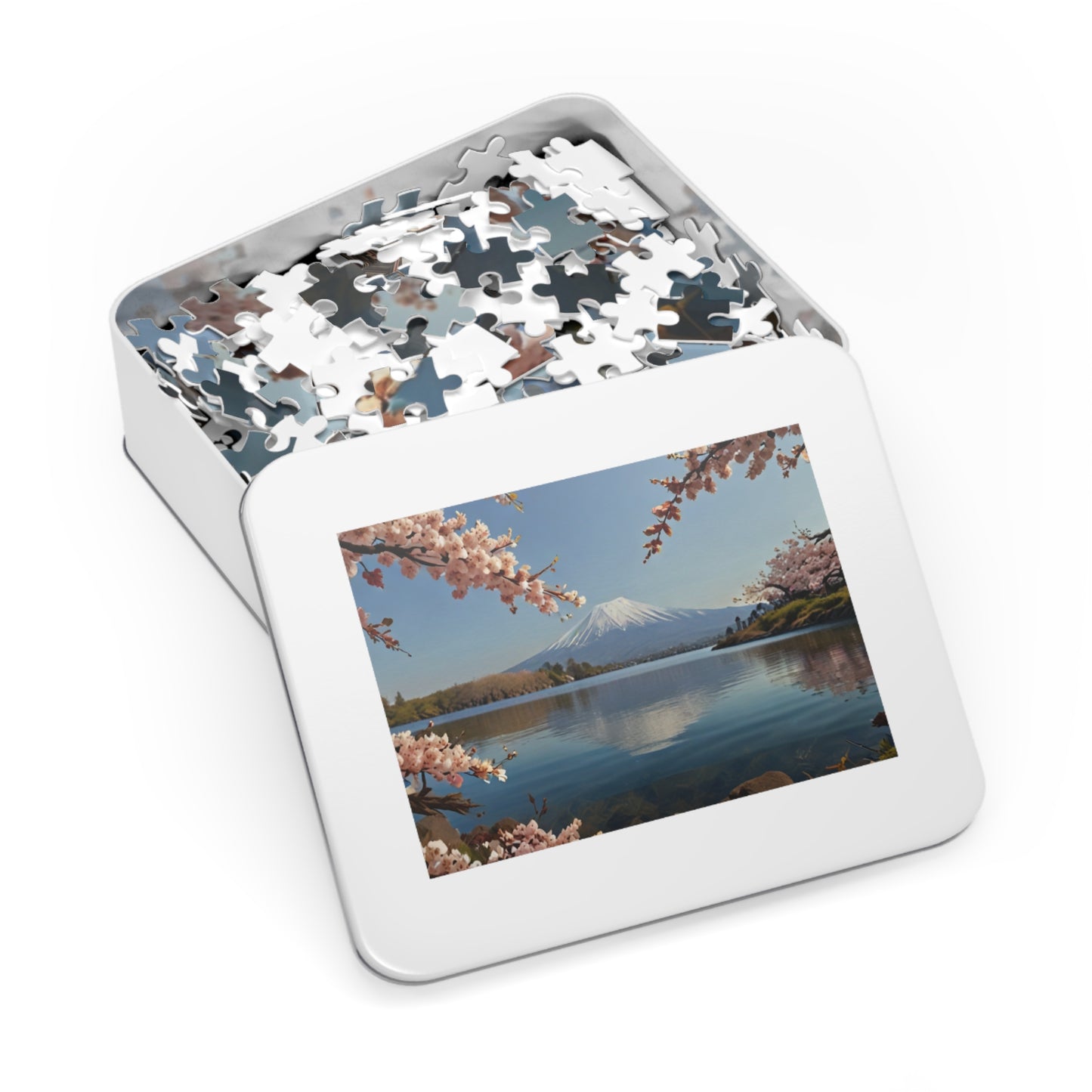 Mount Fuji Serenity Jigsaw Puzzle (252, 500, 1000-Piece) - Puzzlers Paradise