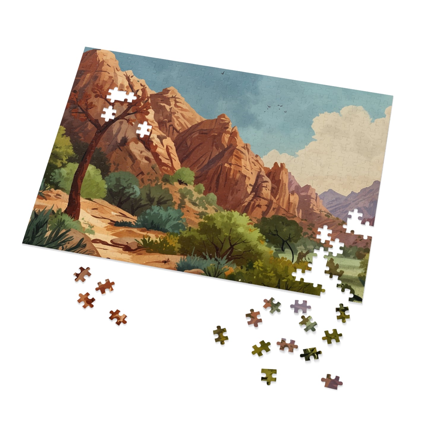 Zion Majesty Jigsaw Puzzle (252, 500, 1000-Piece) - Puzzlers Paradise