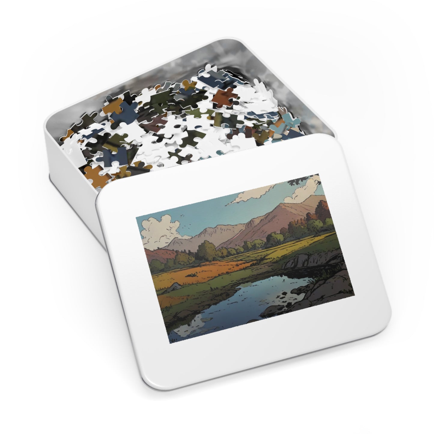 Riverside Reflection Jigsaw Puzzle (252, 500, 1000-Piece)