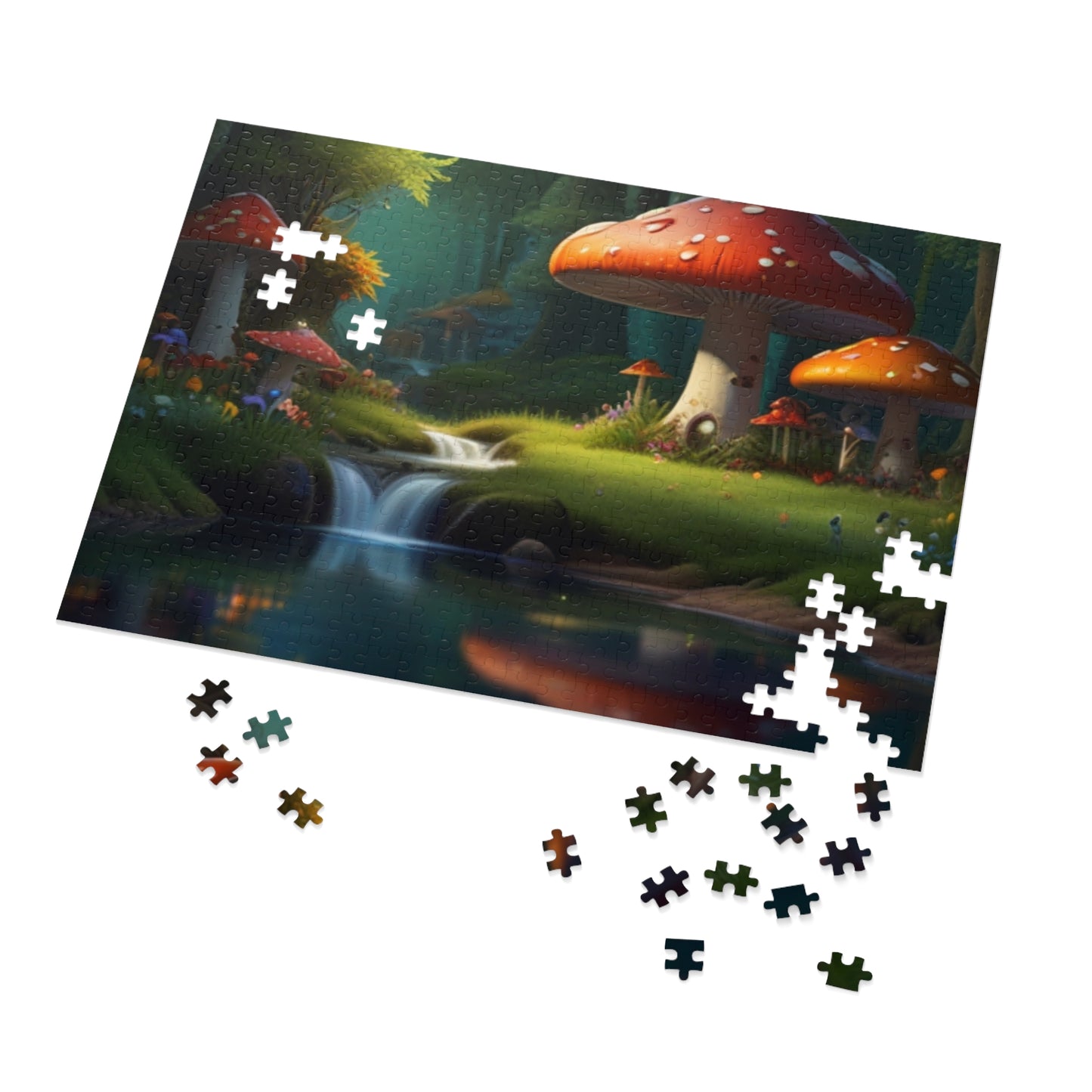 Mystic Mushroom Grove Jigsaw Puzzle (252, 500, 1000-Piece)