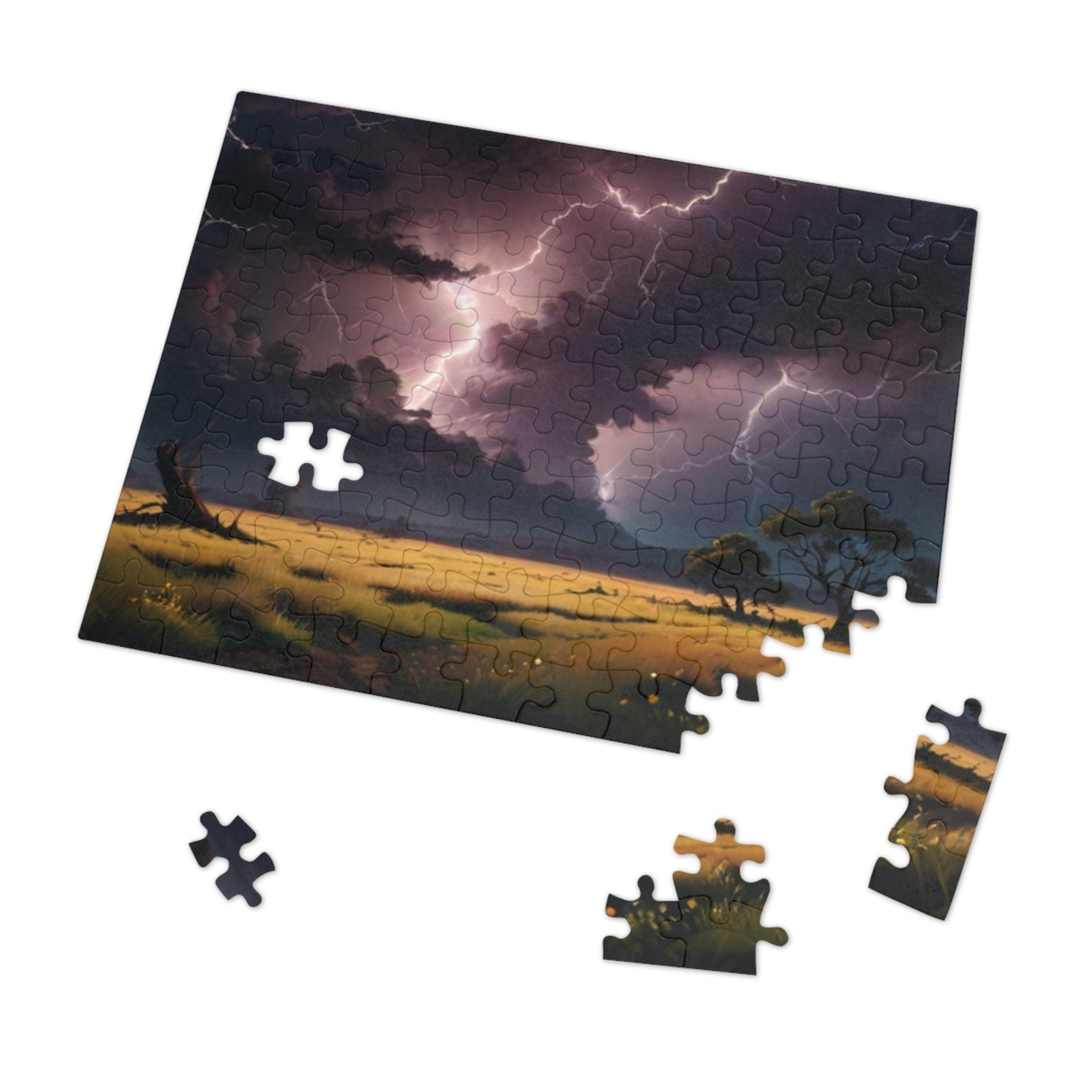 Lightning Plains Jigsaw Puzzle (30, 110, 252, 500, 1000-Piece)