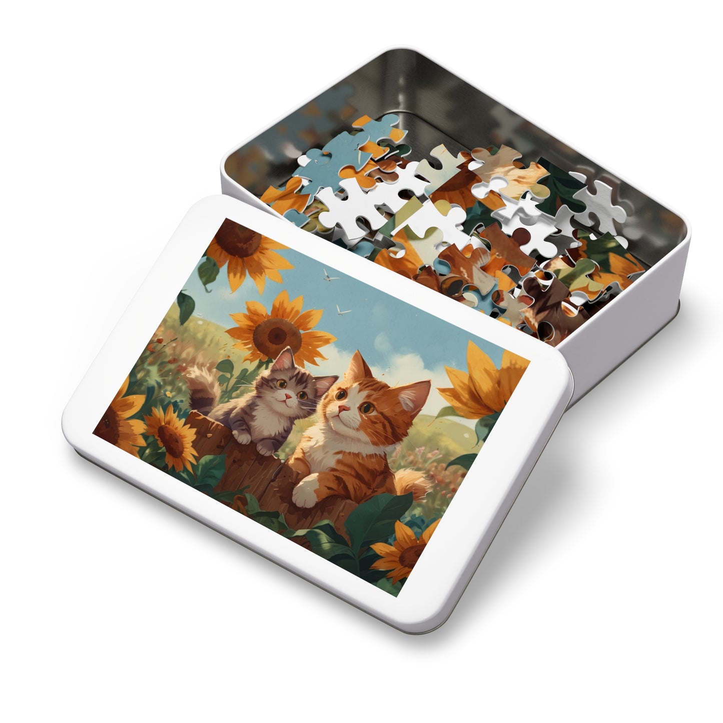 Summer Whimsy Kittens Jigsaw Puzzle (252, 500, 1000-Piece)