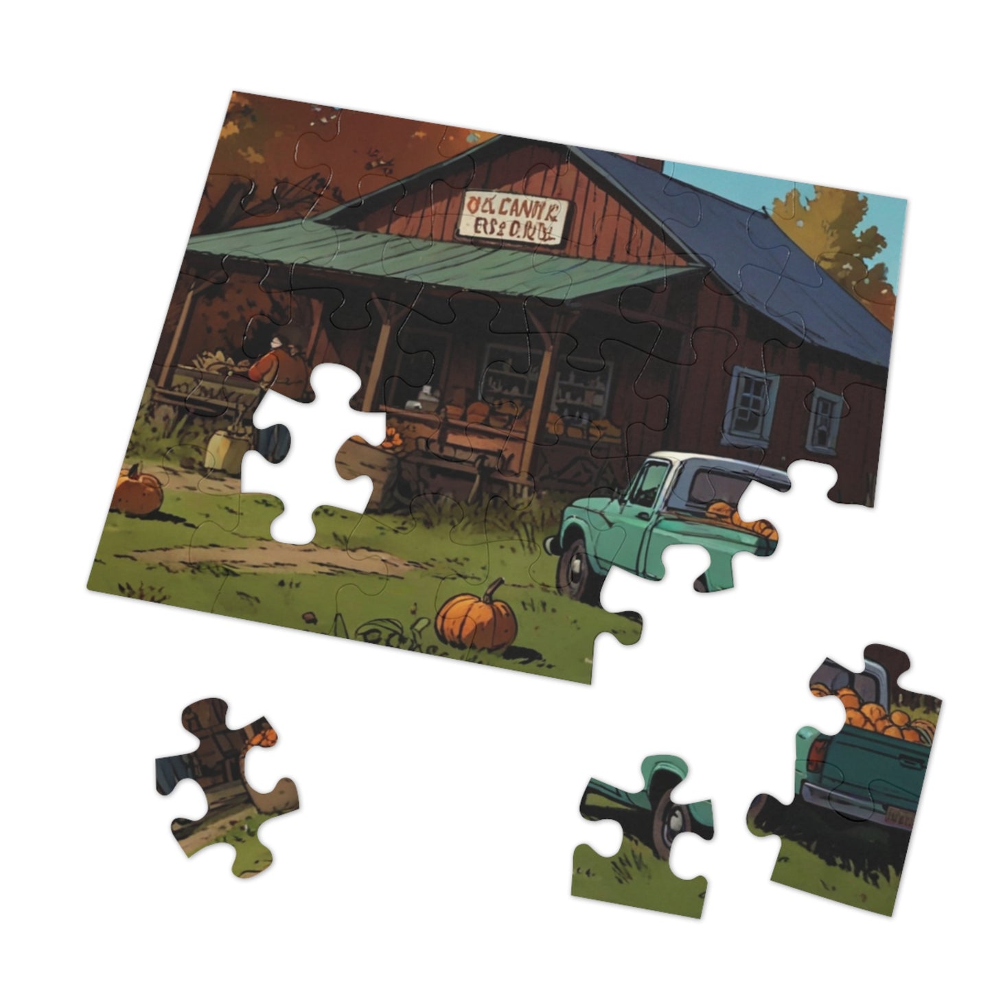 Countryside Cruise Jigsaw Puzzle (252, 500, 1000-Piece)