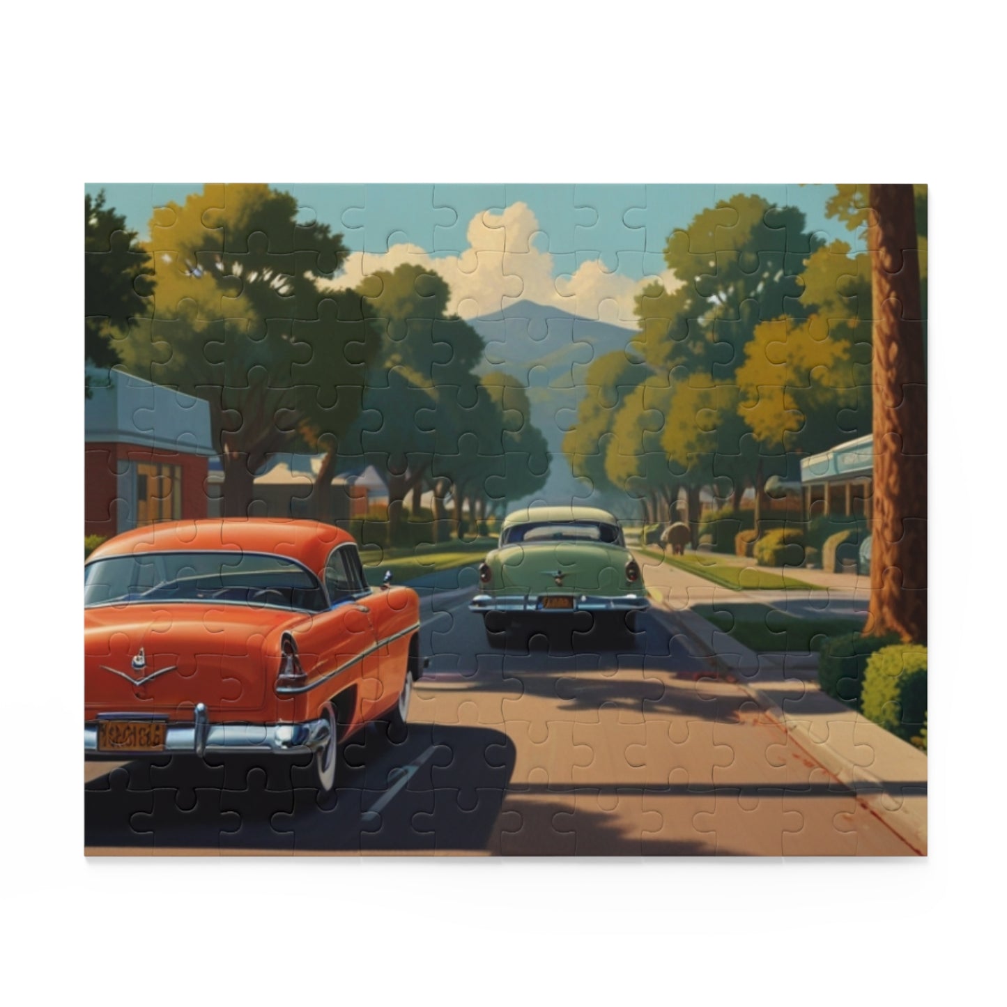 Americana Avenue Jigsaw Puzzle (120, 252, 500-Piece)