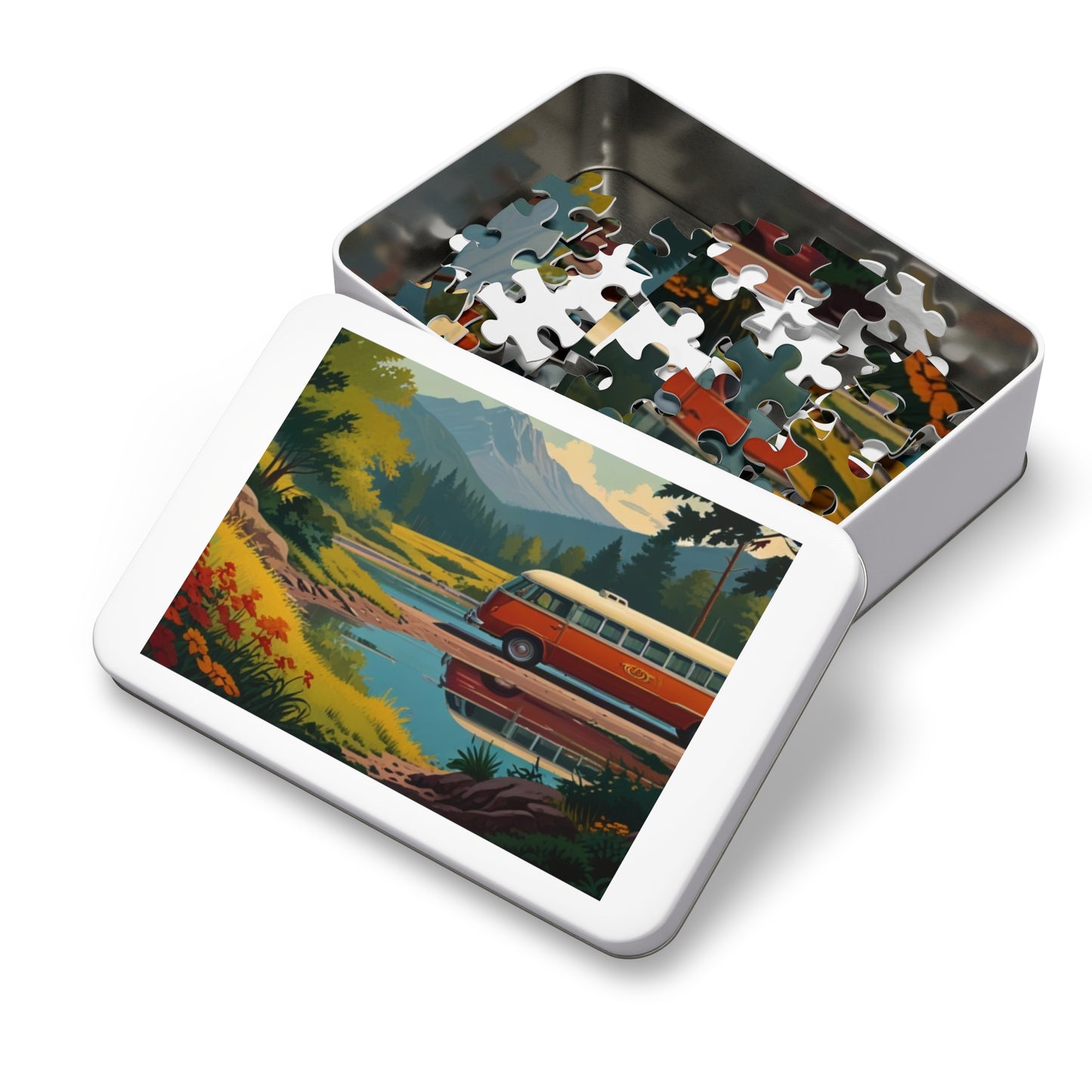 Mountain Reflections Van Jigsaw Puzzle (252, 500, 1000-Piece)