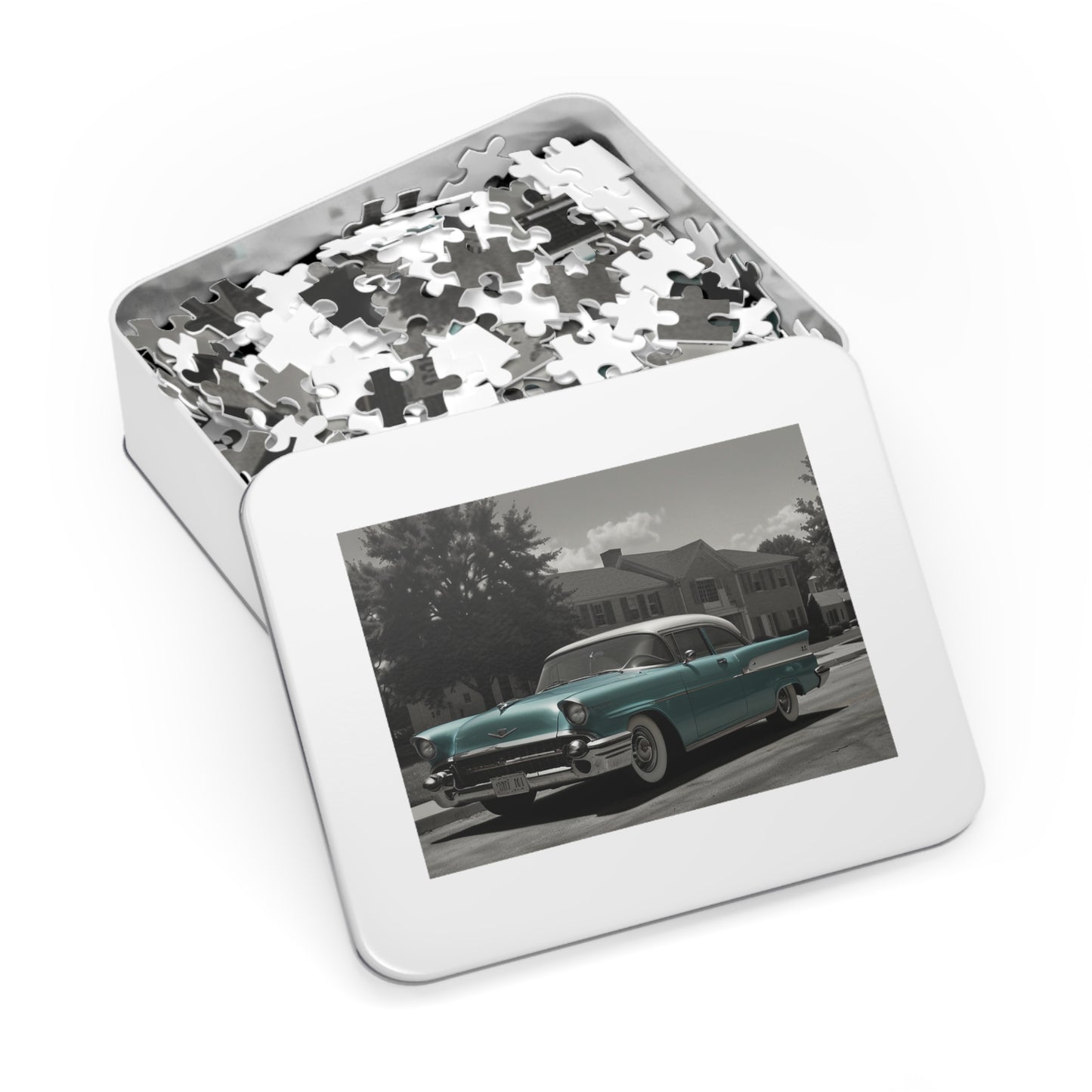 Suburban Dream Classic Car Jigsaw Puzzle (252, 500, 1000-Piece)