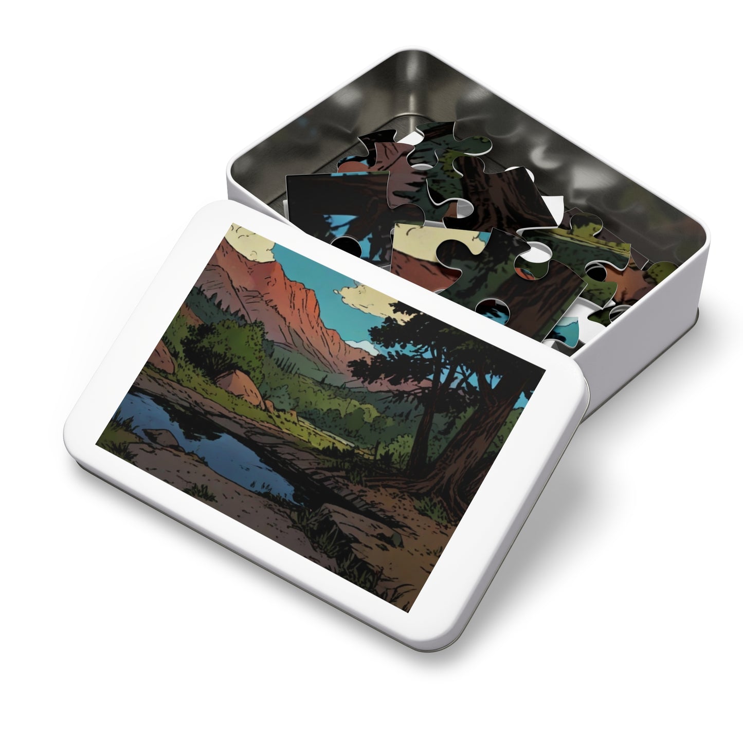 Vintage Vibes Diner Jigsaw Puzzle (252, 500, 1000-Piece)