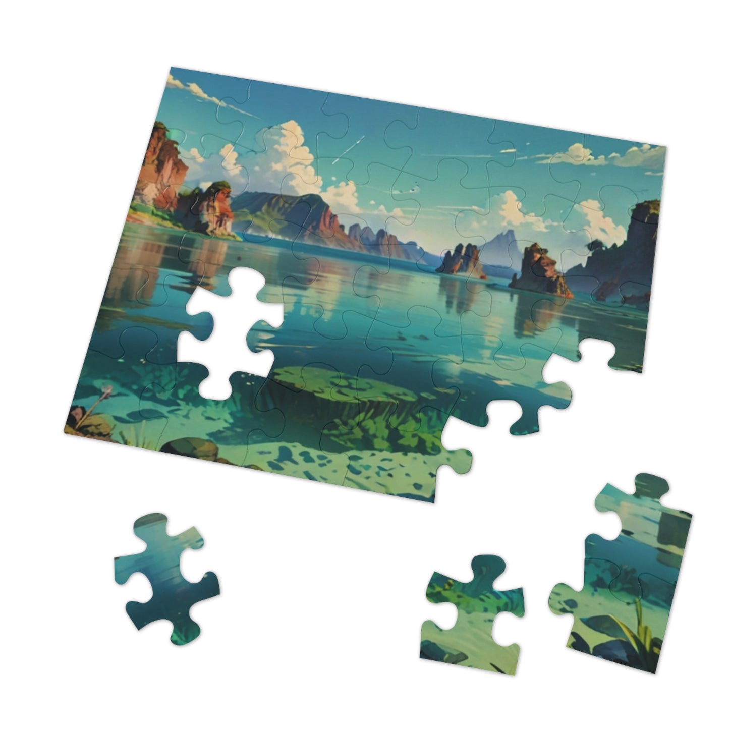 Jade Lagoon Jigsaw Puzzle (30, 110, 252, 500, 1000-Piece)