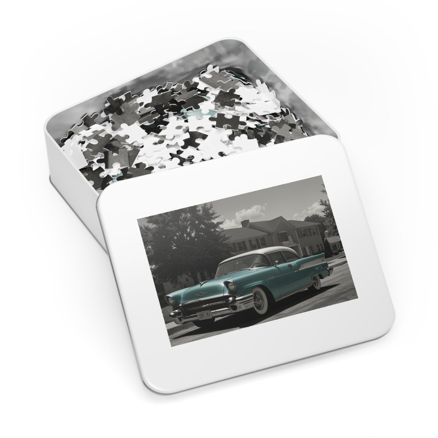 Suburban Dream Classic Car Jigsaw Puzzle (252, 500, 1000-Piece)