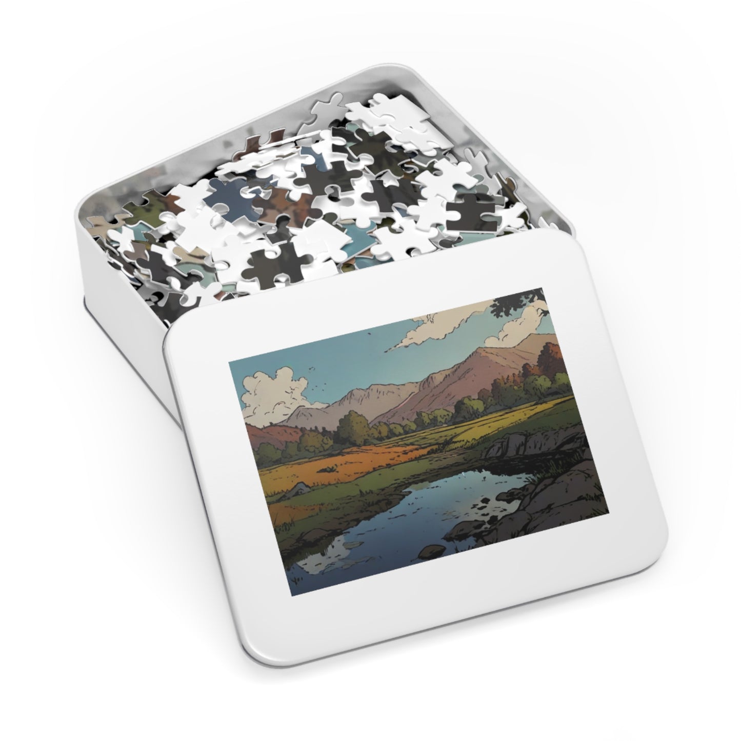 Riverside Reflection Jigsaw Puzzle (252, 500, 1000-Piece)