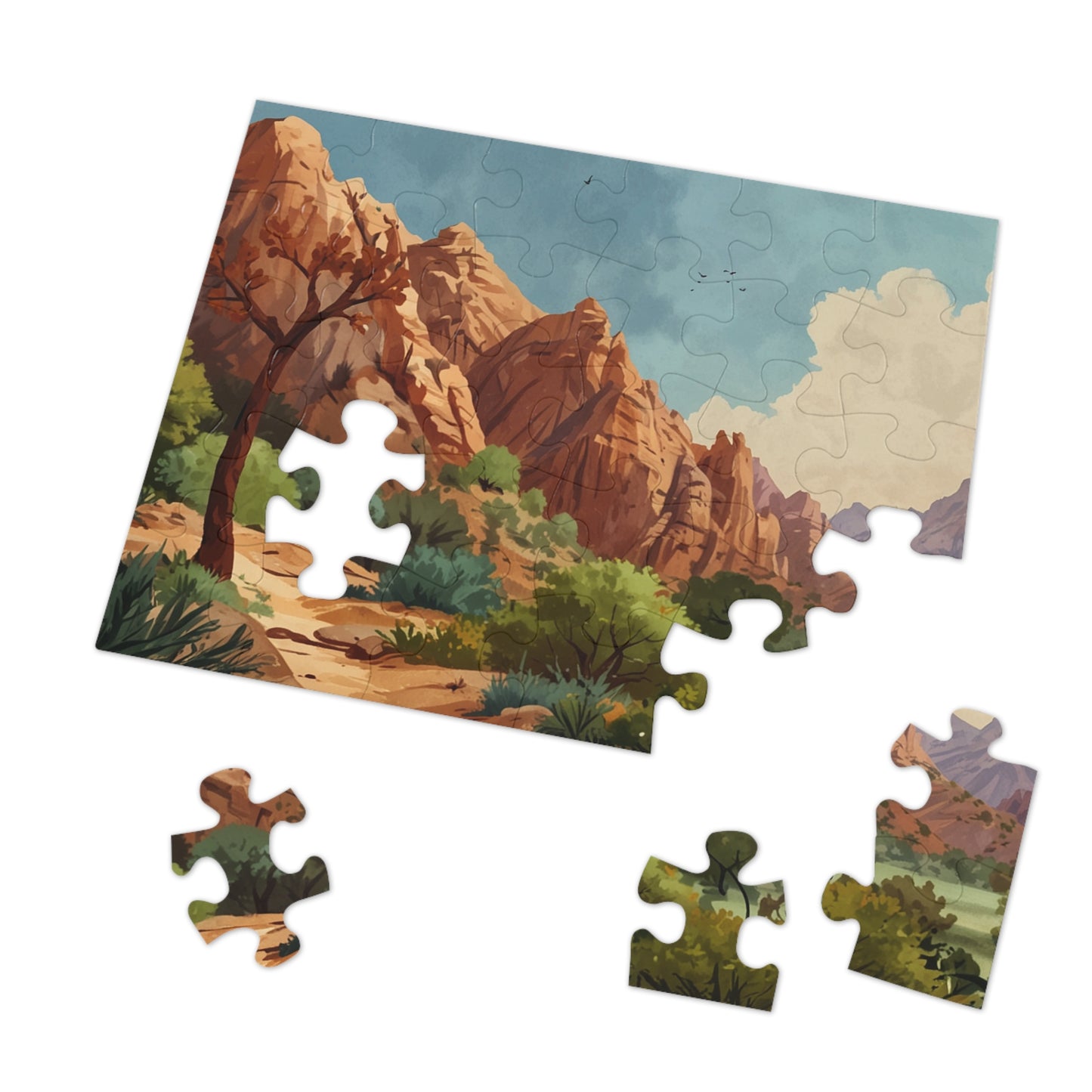 Zion Majesty Jigsaw Puzzle (252, 500, 1000-Piece) - Puzzlers Paradise