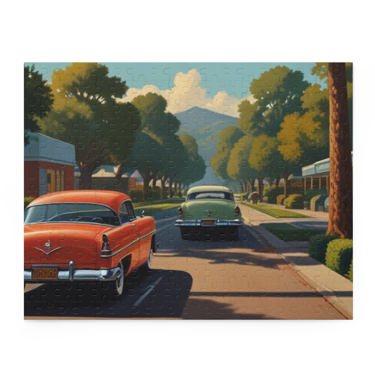 Americana Avenue Jigsaw Puzzle (120, 252, 500-Piece)